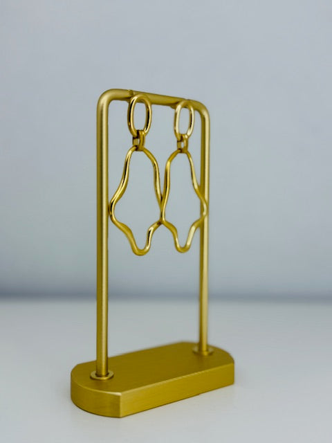 Culca Geometric statement hypoallegenic corrosion resistant earrings combine modern design