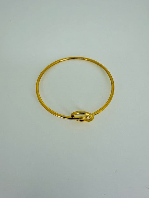 Promise love remium stainless steel hypoallegenic water resistant glam bangle bracelet