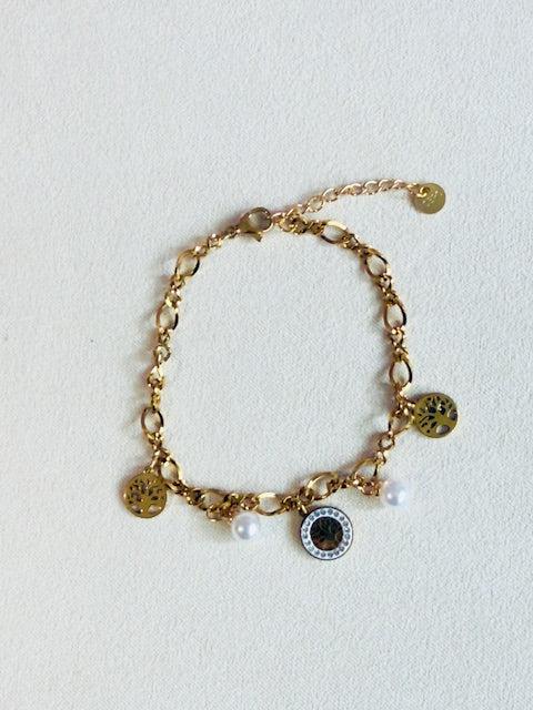 Taragon Charm stainless steel hypoalleginc cocktail day nigh Bracelets
