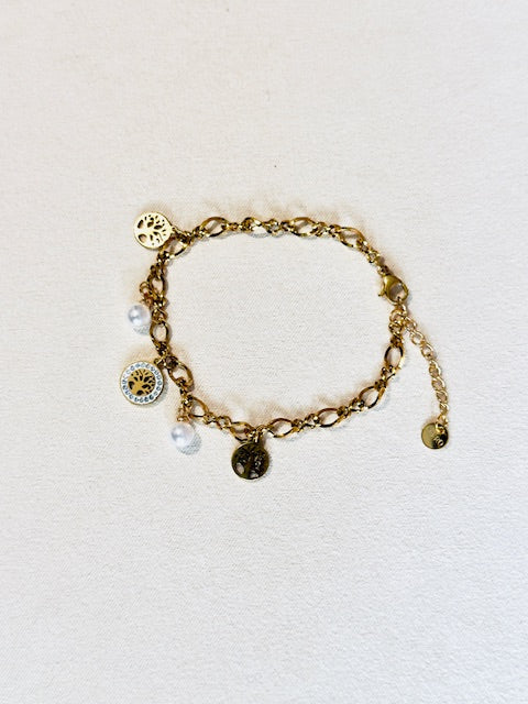 Taragon Charm stainless steel hypoalleginc cocktail day nigh Bracelets