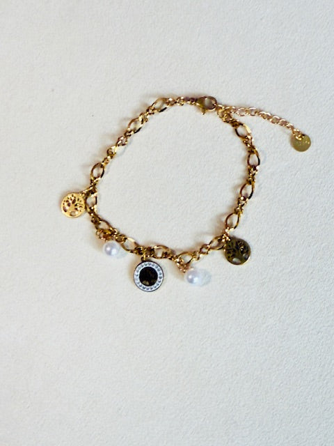 Taragon Charm stainless steel hypoalleginc cocktail day nigh Bracelets