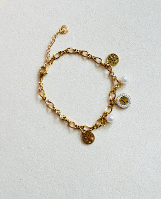 Taragon Charm stainless steel hypoalleginc cocktail day nigh Bracelets