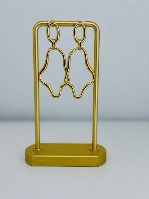 Culca Geometric statement hypoallegenic corrosion resistant earrings combine modern design