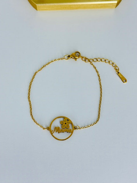 Lovely Mama bracelets, crafted from hypoallergenic stainless steel corrosion-resistant