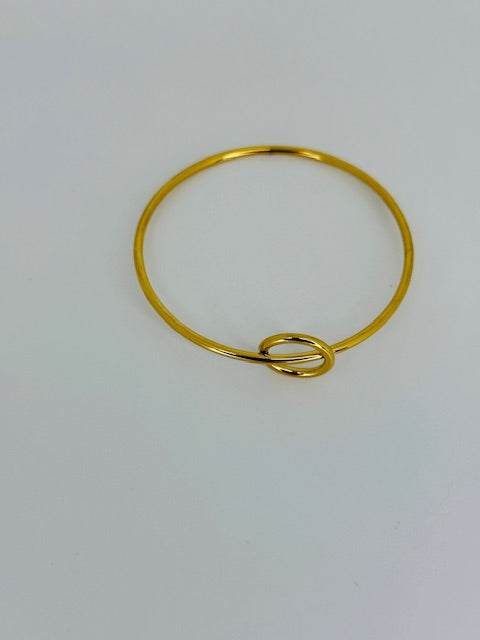 Promise love remium stainless steel hypoallegenic water resistant glam bangle bracelet