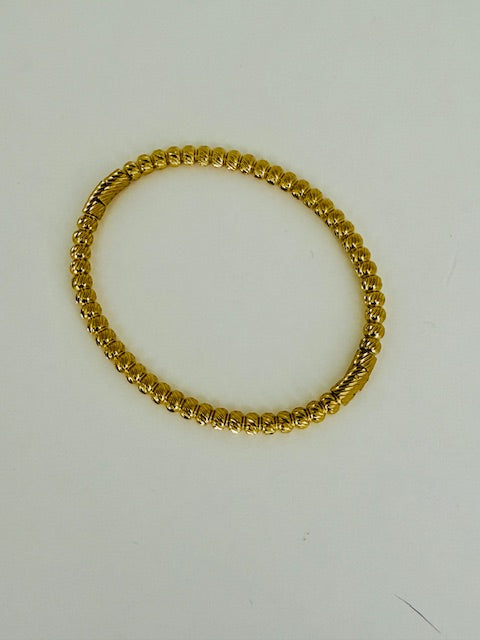 knotted bangle bracelet unique statemet hypoallegenic corrosion resistant